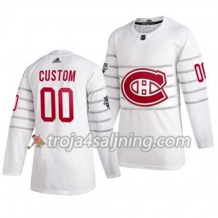 Vancouver Canucks tröja Customized Vit Adidas 2020 All-Star Authentic - NHL Tröjor Herr